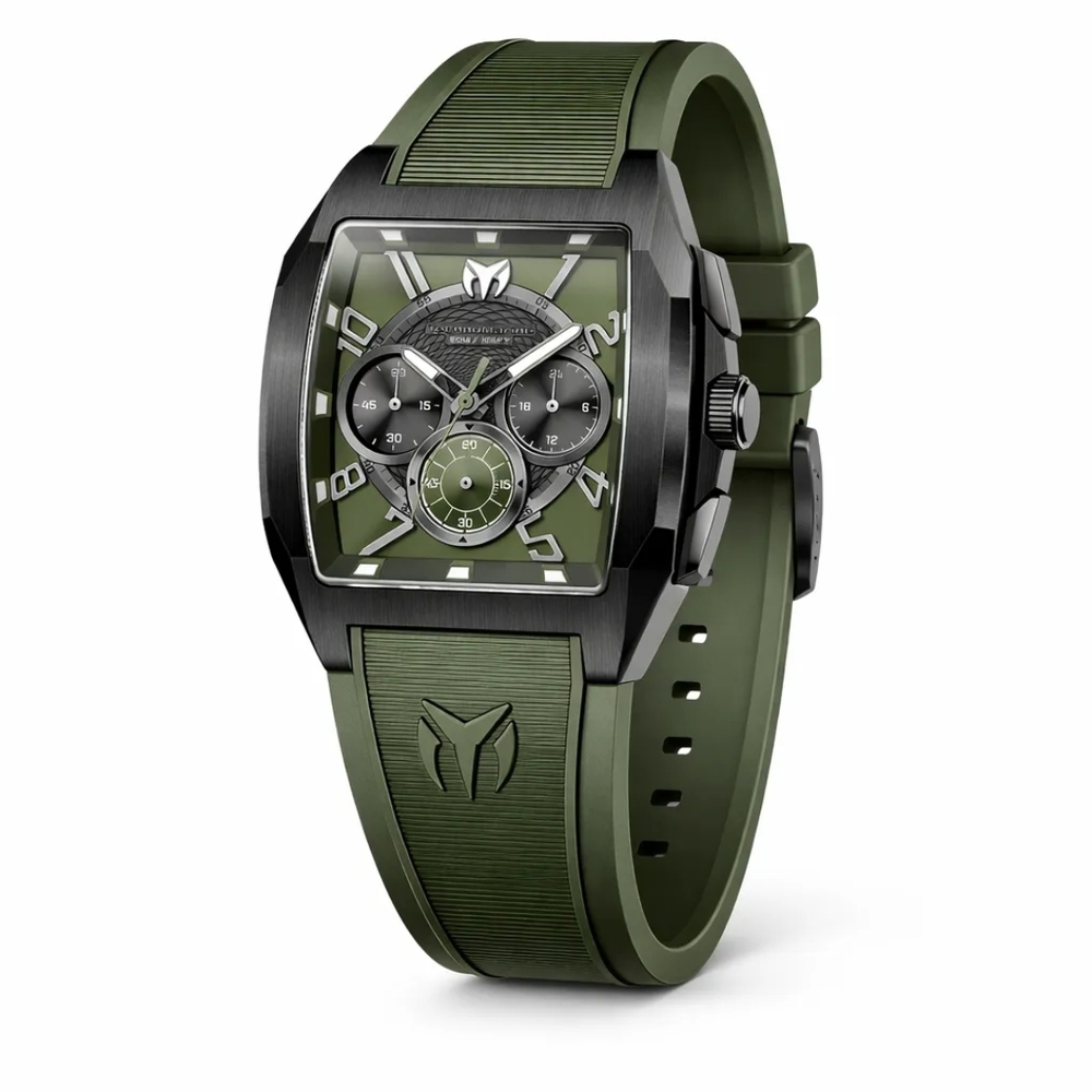 Technomarine Aqua Quadrant Mens Watch 41 Mm Olive Green Watch,TM 225109.